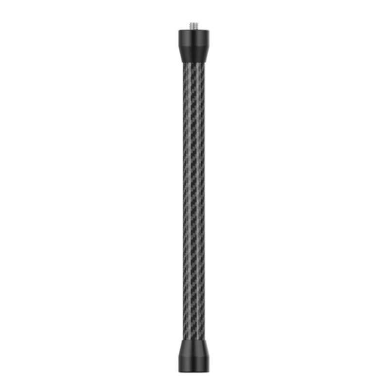 Carbon Fiber 1/4in Camera Screw Extension Rod Selfie Stick Compatible for DSLR Camera Tripod Monopod Light Stand