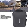 Backpack with USB Charging Port Black Water Resistant Anti Theft Password Lock Storage Backpack for Satellite Accessories Laptop