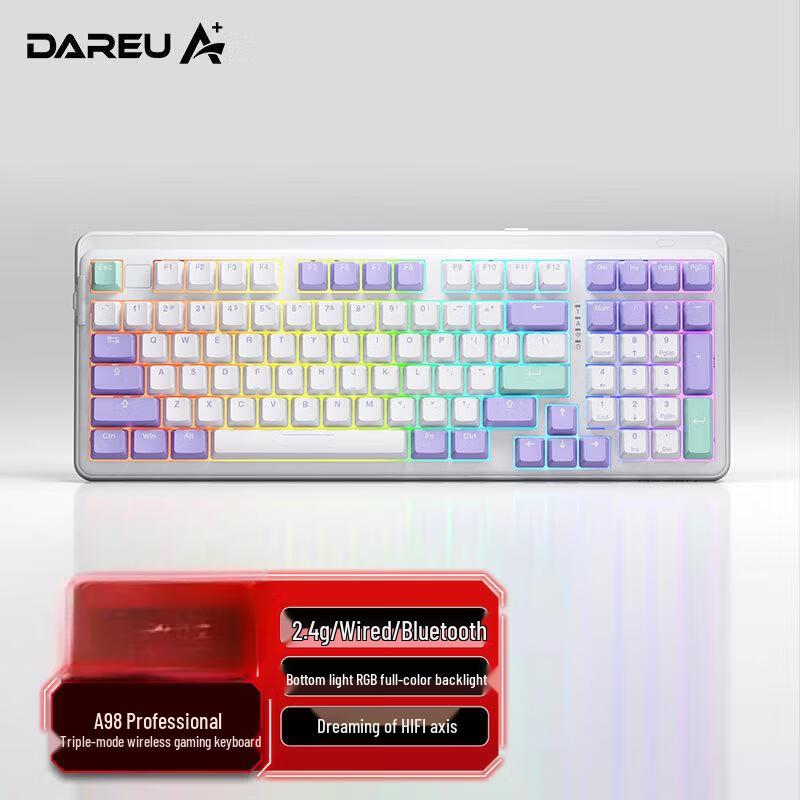 

Dareu A98 Pro Tri-Mode Mechanical Keyboard