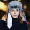 New Rex Rabbit Hair Hat Winter Ladies Fur Lei Feng Hat Korean Version Warm Windproof Mask Ear Protection Northeast Hat Cold Protection