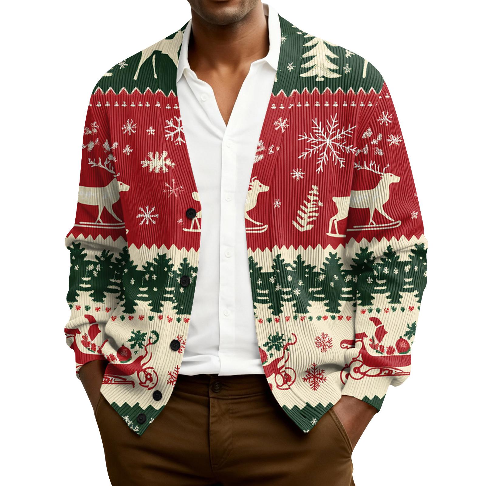 Мужской кардиган с длинным рукавом рубчатой вязки M хаки 2300₽