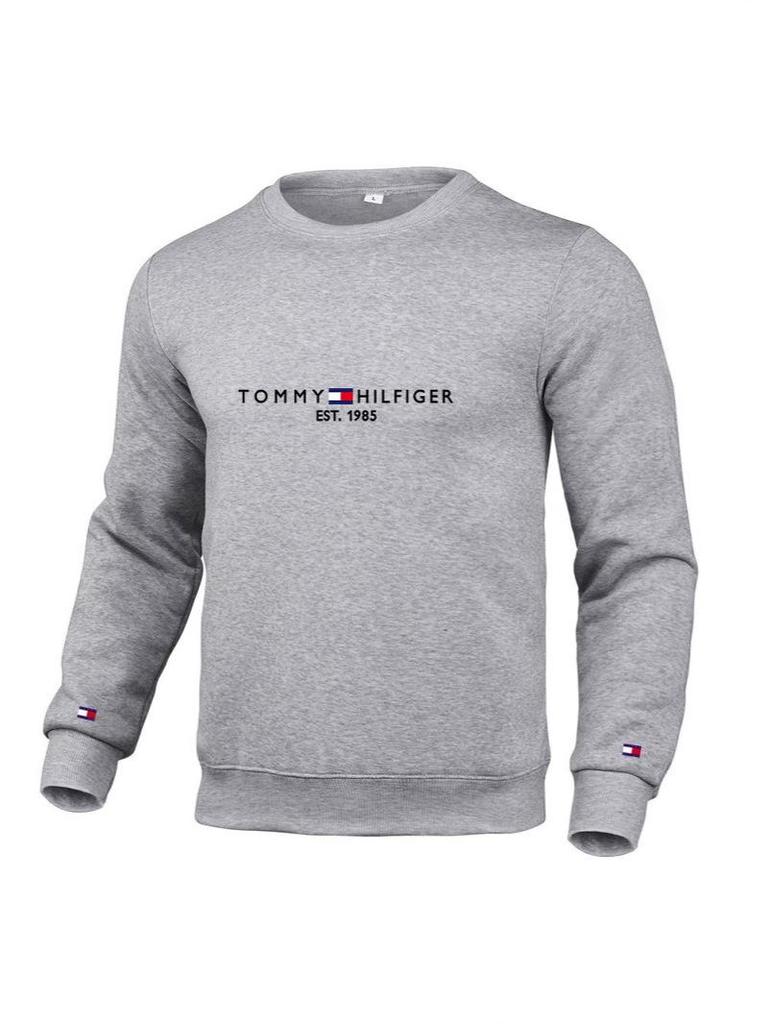 Neuer Unisex Sport Fleece Pullover Hoodie - Lässiger lockerer Schnitt, Langarm, Rundhalsausschnitt