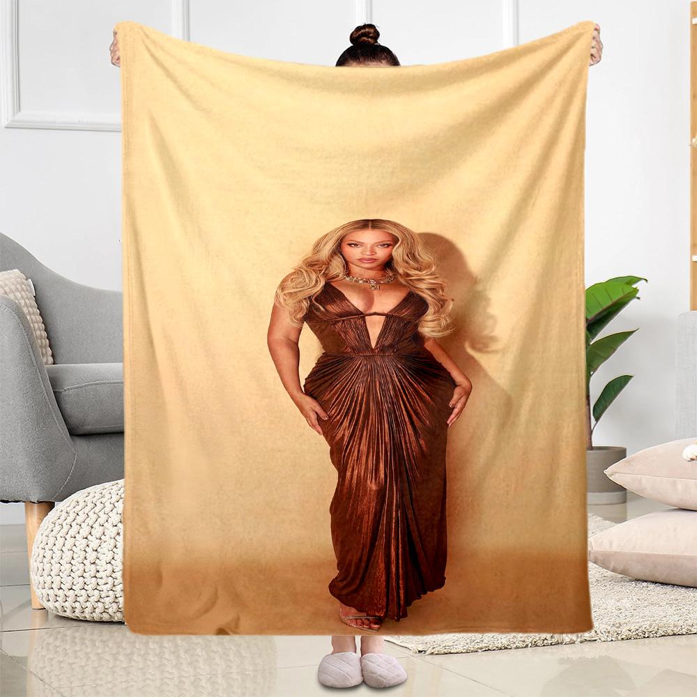 Beyoncé Decken sind für Wohnzimmer geeignet und somit eine ideale Wahl für Reisen im Freien und als Geschenke.