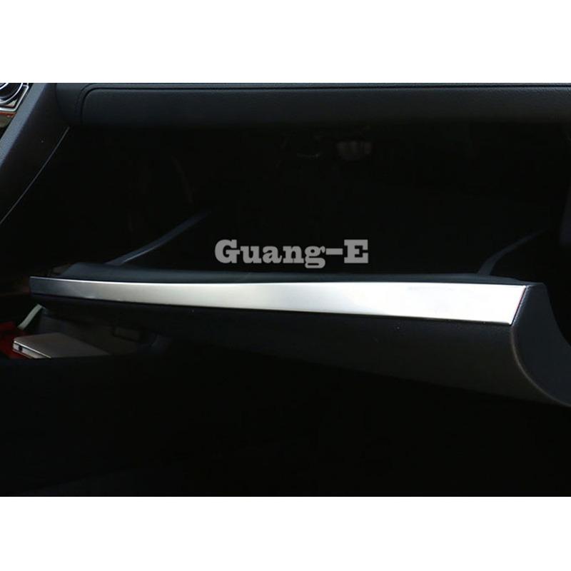 Car Center Console Co-pilot Storage Box Strip Trim Accessories Decor Sequ for Honda Civic 10th 2016 2017 2018