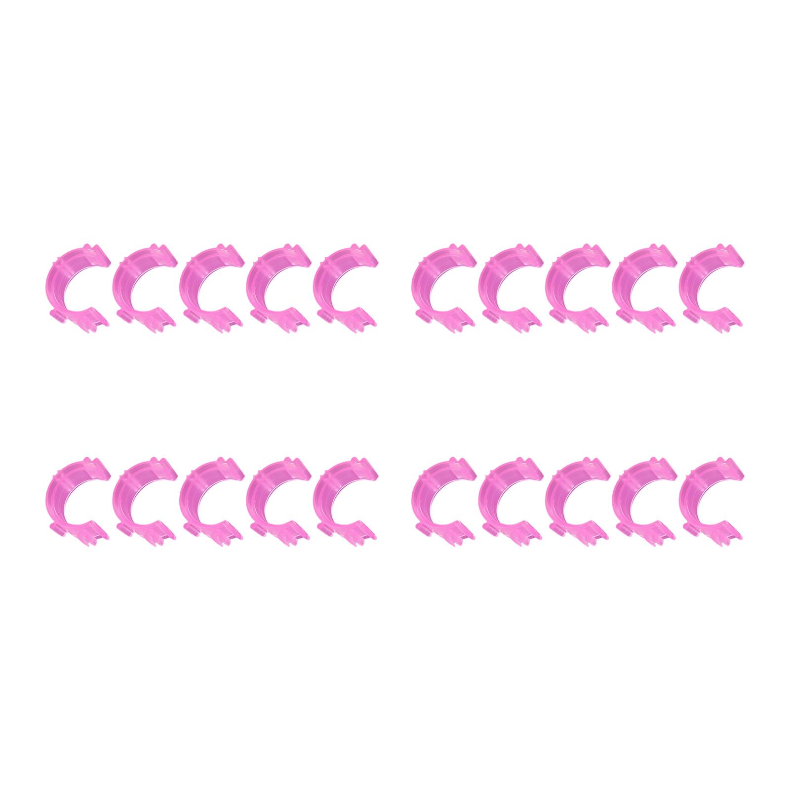 

20 шт. Шпульки для шитья Маленькие зажимы Держатель шпульки Зажимы для швейных инструментов Аксессуары для квилтинга Шитье розовый