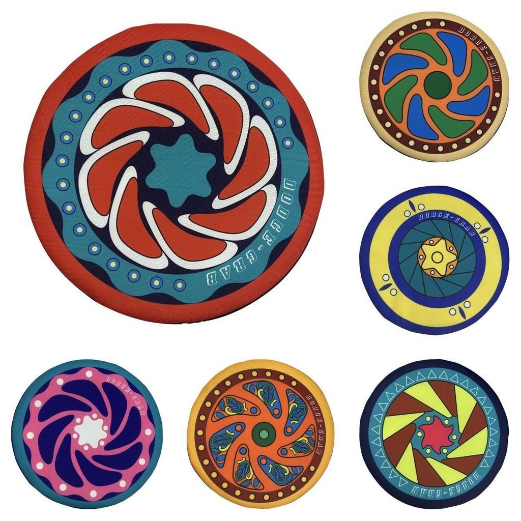 Eva Soft Frisbee Disc For Outdoor Activities Fabric Flying Disc Toy For Children School Playground