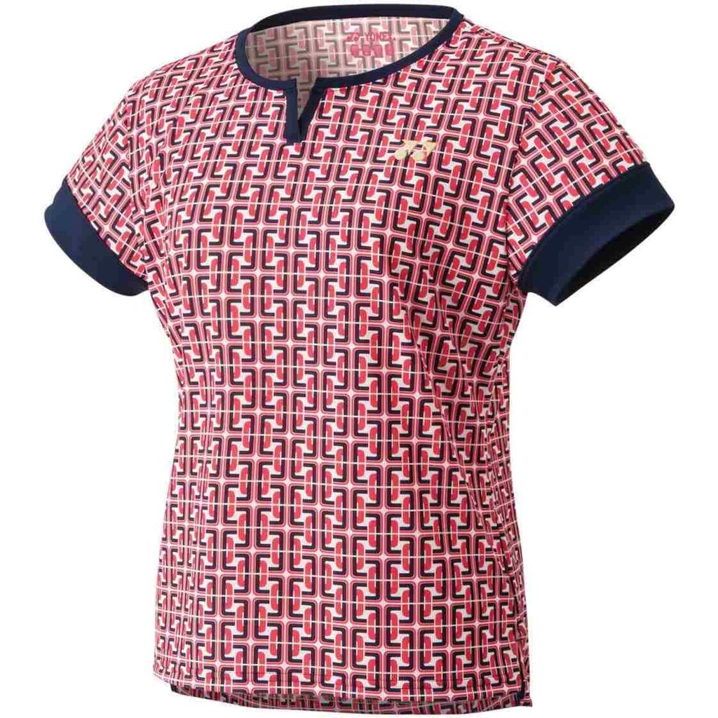 Yonex Short Sleeve Game Navy Blue Size L Women's Shirt, (019),