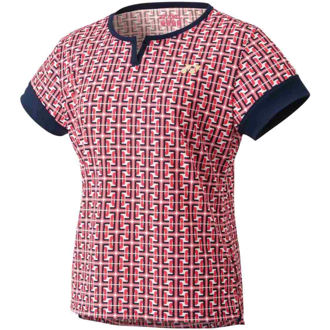 

Yonex Short Sleeve Game Navy Blue Size L Women s Shirt, (019),