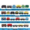 58-Piece Wooden Magnetic Train Track Set for Children Ages 1-5