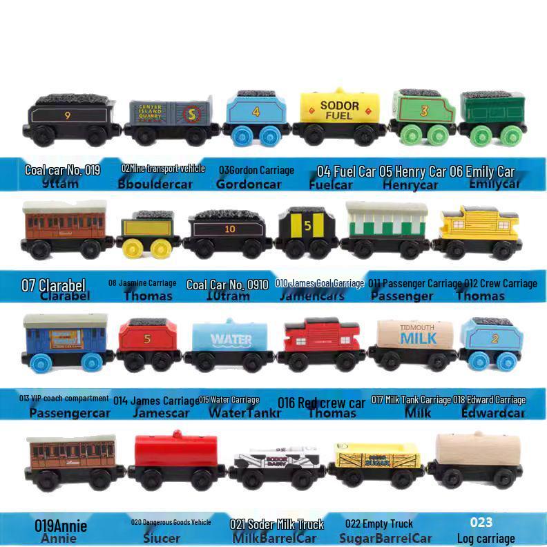 58-Piece Wooden Magnetic Train Track Set for Children Ages 1-5