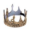 Zircon Metal Prince Tiara Medieval Style Halloween Costume Accessories King Crown  Hair Ornaments