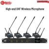 HuiDu HD-4US Professional 4-Channel Wireless Microphone System (CN version)
