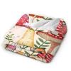 Cartoon Mushroom Blankets Fleece Decoration  Portable Super Warm Throw Blanket for Bedding Office Bedspreads