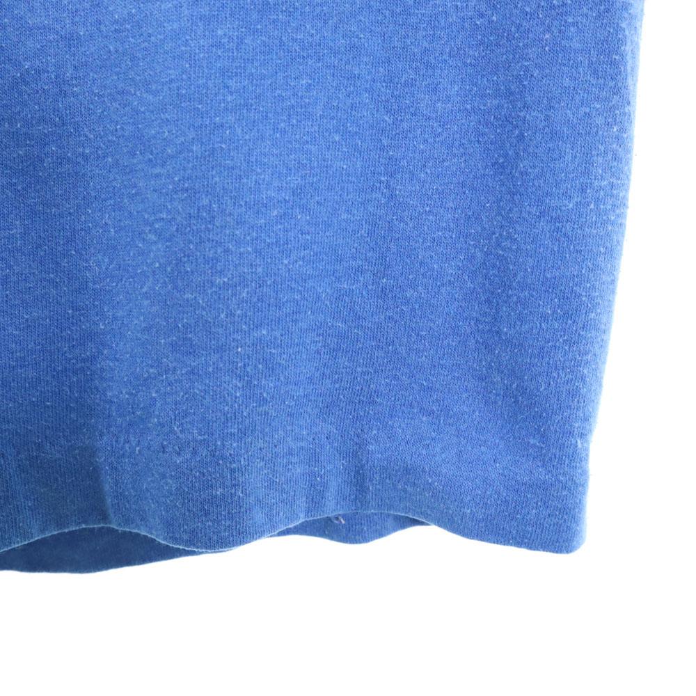 CocaCola 80s vintage Short sleeve Single stitch T-shirt L blue Men's Used
