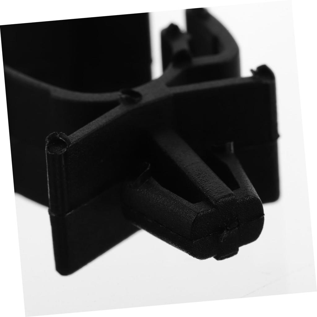 LOORGVEL 50pcs Car Wire Harness Securing Card Fastening Fastener Retainer Wire Cord Holder Clip Appliance Cord Organizer Conduit Black Plastic