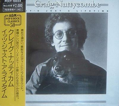 CD CRAIG NUTTYCOMBE - It's Just A Lifetime PCCY10034 A&M Records 1989 Japan Rock Used