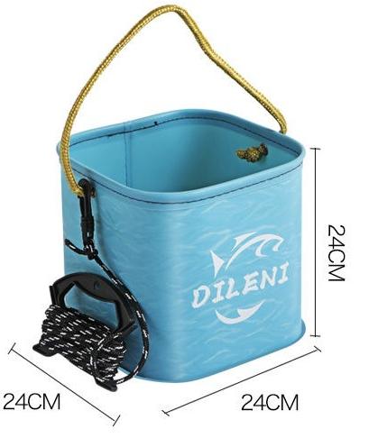 Bucket Multifunctional Foldable Fish Bucket Luya Fishing Protection Portable Wear-resistant Portable Wash
