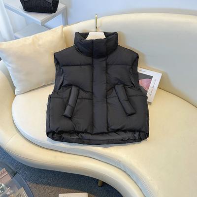 Cotton-padded Jacket Vest Coat Women Autumn and Winter New Korean Loose Short Vest Women Tide Tank Top Vest.
