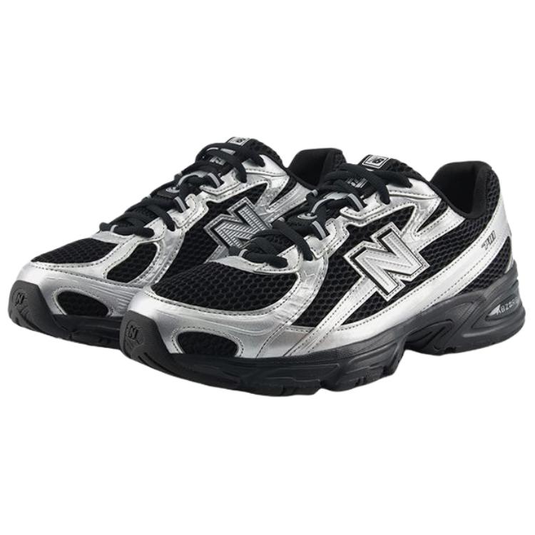 New Balance NB 740 Retro Casual Dad Shoes Unisex sneaker Silver Black U7403FT