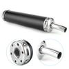 Edelstahl Auspuff Schalldämpfer 20mm/0,8 Zoll Modifizierte Teile für 2-Takt Motorrad Schwarz