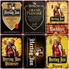 Retro Beer Posters Home Decor Plate Vintage Metal Tin Sign Hertog Jan Metal Plaque Pub Bar Wall Room Decoration