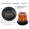Solar LED Warning Light with Strong Magnet for Vehicles and Construction