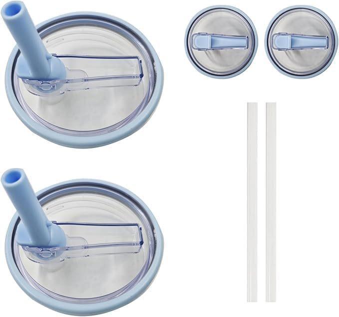 40oz Replacement Tumblers Color Lid Thickened Silicone Strap Straw No Leakage Children Adult Water Bottle Stanley Cup Accessorie