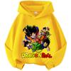 Dragon Ball Chibi Characters Kids Hoodie 100-160 Size 3-12 Years Boys Casual Sporty Children's Sweatshirt
