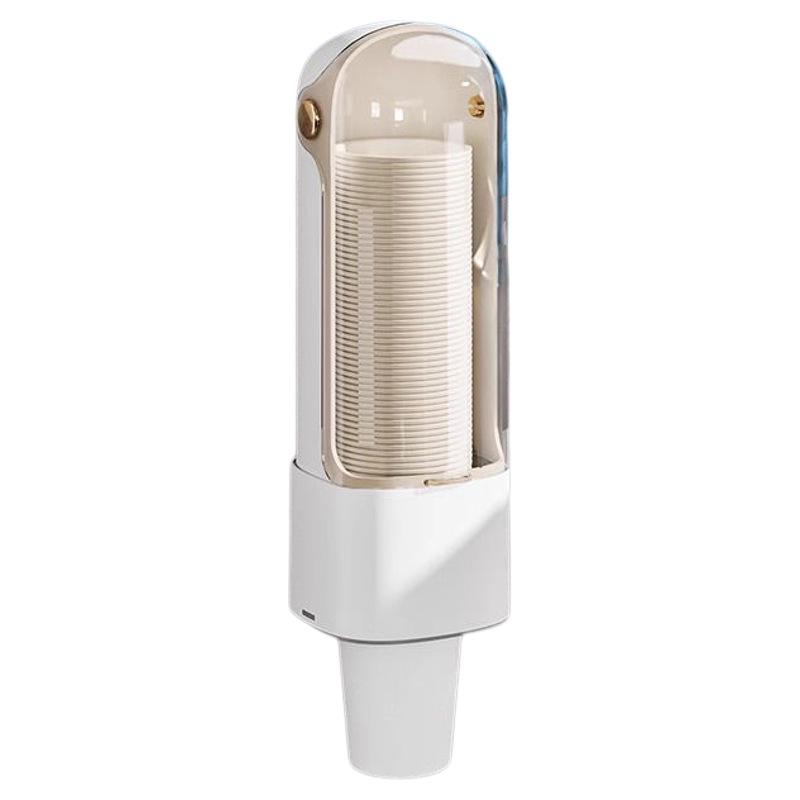 Wandmontierter staubdichter Papierbecherspender - Stanzfreies Becherablagegestell