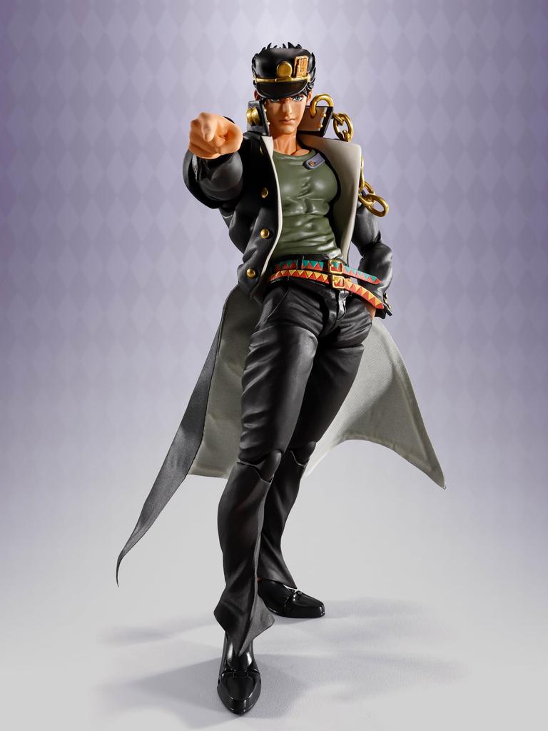 TAMASHII NATIONS Bizarre Adventure Stardust Crusaders Jotaro Kujo 170mm PVC ABS Fabric Metal Painted Action Figure S.H.Figuarts JoJo's Approx. & & &