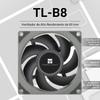 Thermalright TL-B8 CPU Fan PC Case Fan Quiet 4pin PWM Computer Fan, 8025 Specifications Silent Cooler Fan, 2200RPM Speed, Desktop CPU Cooling