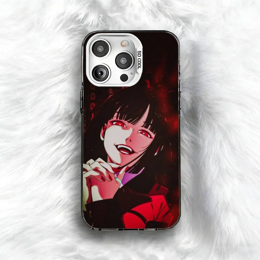 K-Kakegurui Y-Yumeko Phone Case For iPhone 16 17 15 14 12 13 Pro Max Black Color Shockproof Cover