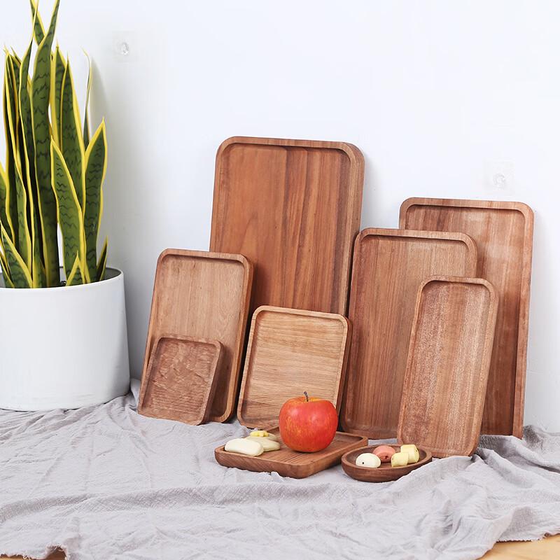Solid Wood Square Serving Tray