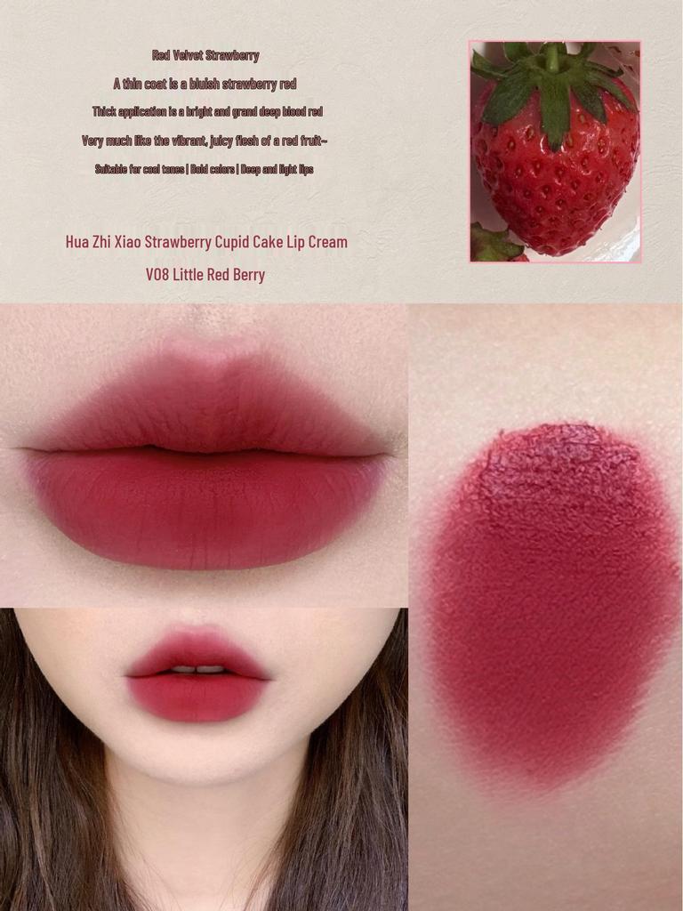 FlowerKnows Strawberry Cupid Mattifying Lip Cream - Autumn/Winter Collection