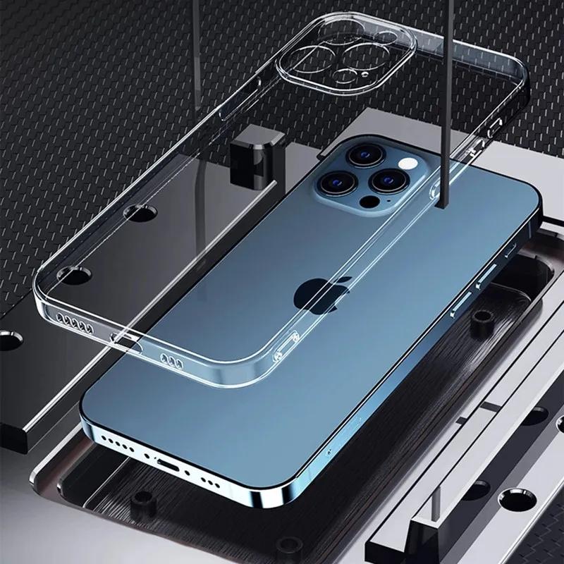 Transparent Soft TPU Silicone Case For iPhone 15 Pro Xs Max Plus Clear Back Cover