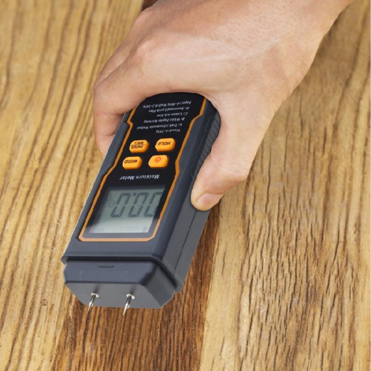 Pin-Type Wood Moisture Meter Wood Humidity Detector Digital Water Leak Tester