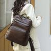 Vintage PU Backpack Women's Multi-functional Shoulder Bag