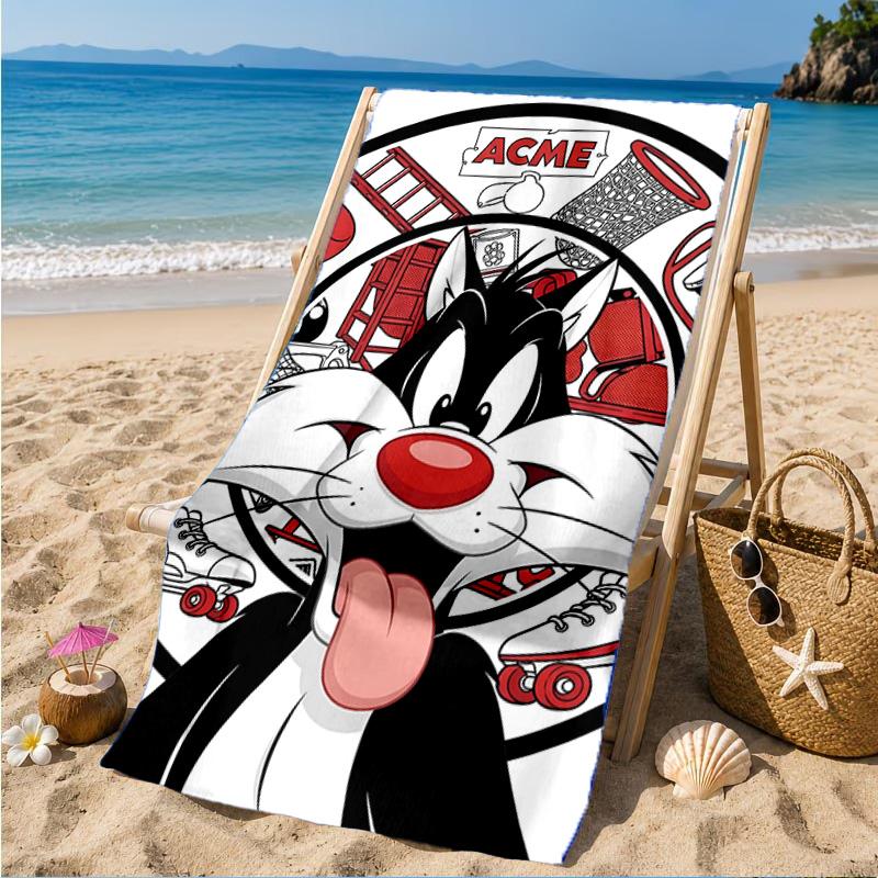 Taz-Mania Devil's Roar Beach Towel, Microfiber Beach Towel, Perfect For Pool, Beach, Travel, Home Decor Beach Party Fan Gifts