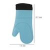 Silicone Oven Mitts 13.2in Extended Oven Mitts Heat Resistant 500F Flexible Oven Mittens with Soft Liner for Baking Cooking