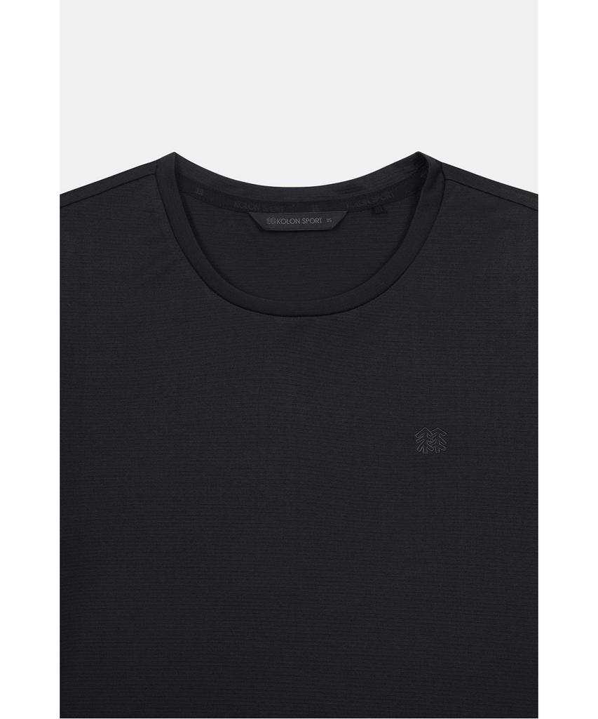 Koolongseupocheu Women'S Moss Dry Basic Round Neck Short Sleeve T-Shirt Jktcm26302Blk