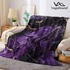 Lila schwarz gold Marmor Flanell Decke Warm Weich Halloween Weihnachten Dekorative Sofa Warm Gemütlich Ganzjahres Geschenk