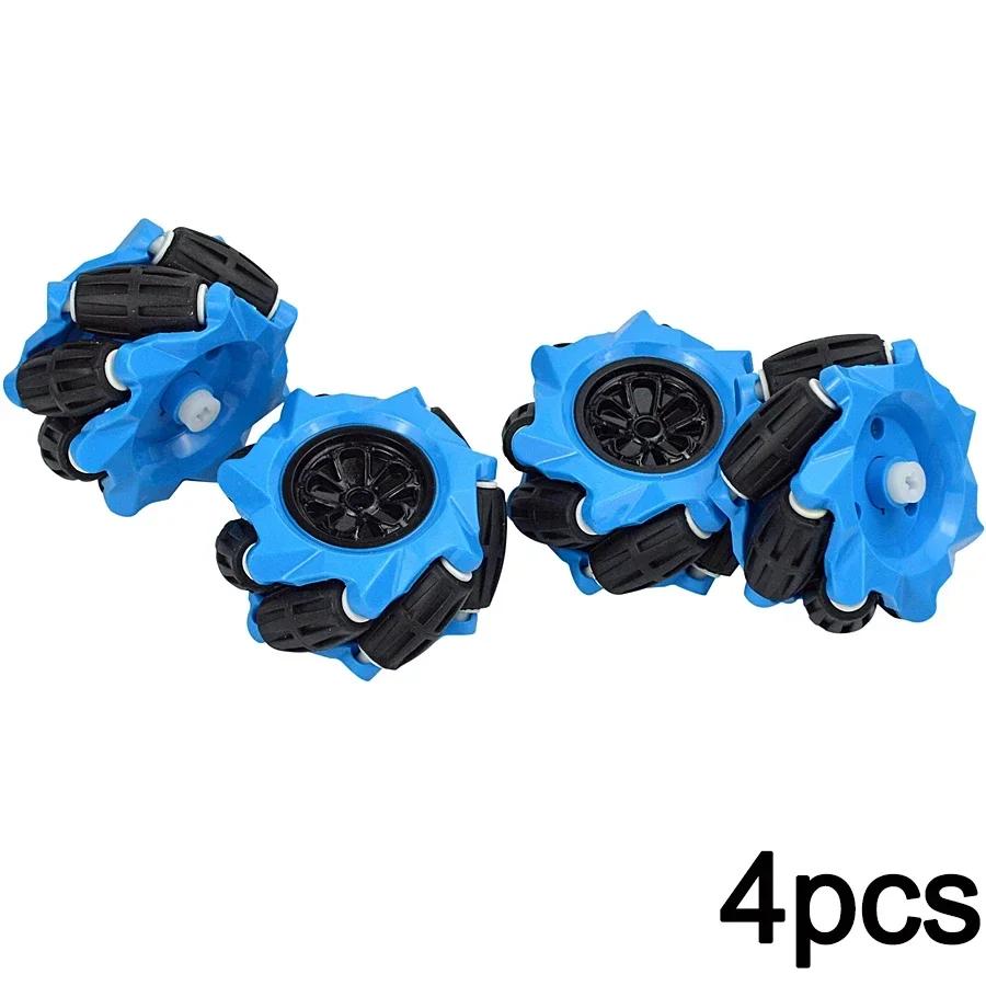 DIY Technical RC Buggy Cars Vehicle Brick Compatible Mecanum Wheels Universal Omnidirectional Tires Building Block MOC EV3 Toy