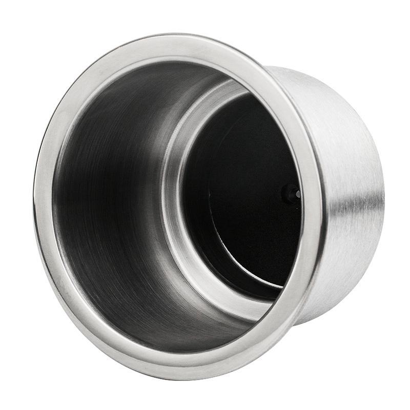 Stainless Steel Cup Holder Marine Boat RV Water Drink Bottle Rustproof Polished All Over Top Polished for Yacht Boat Cup Hold