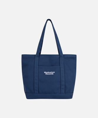 Manhattan Records Mr Canvas Vinyl Tote Bag - Navy