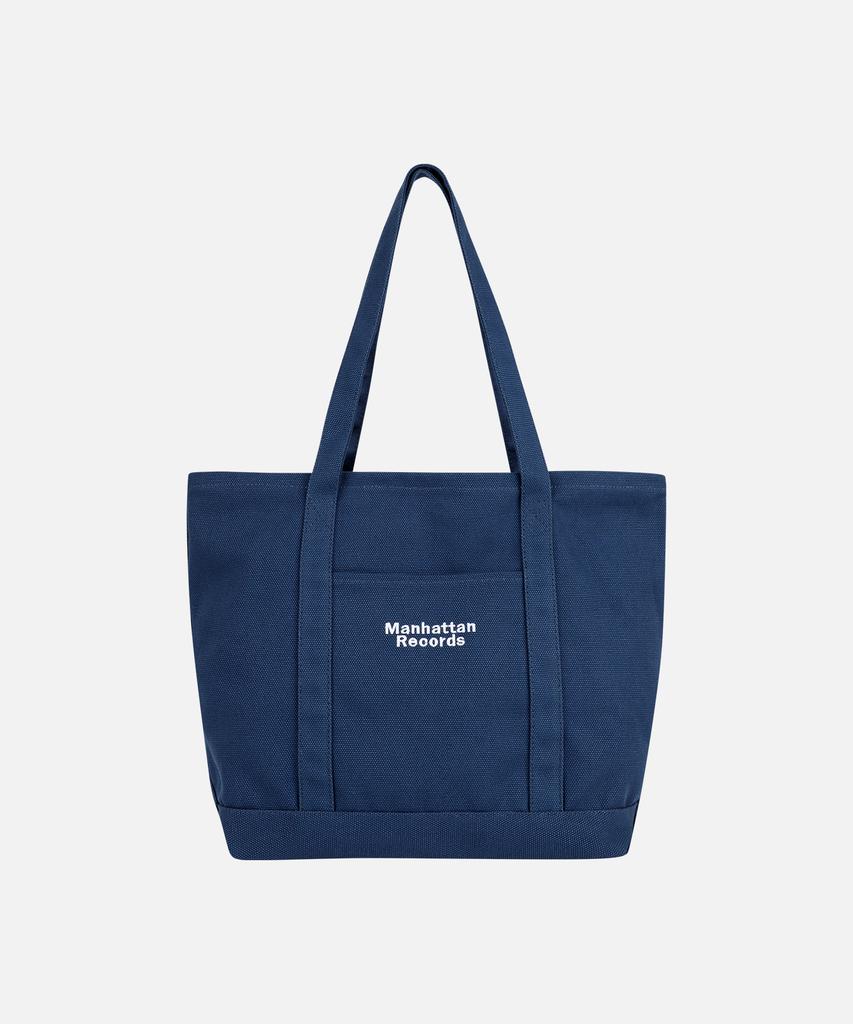 Manhattan Records Mr Canvas Vinyl Tote Bag - Navy