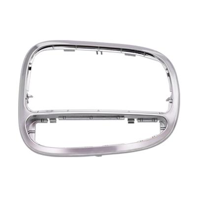 Copertura Lunetta Cromata in Plastica per Leva del Cambio Centrale per Mercedes Benz Classe C W203