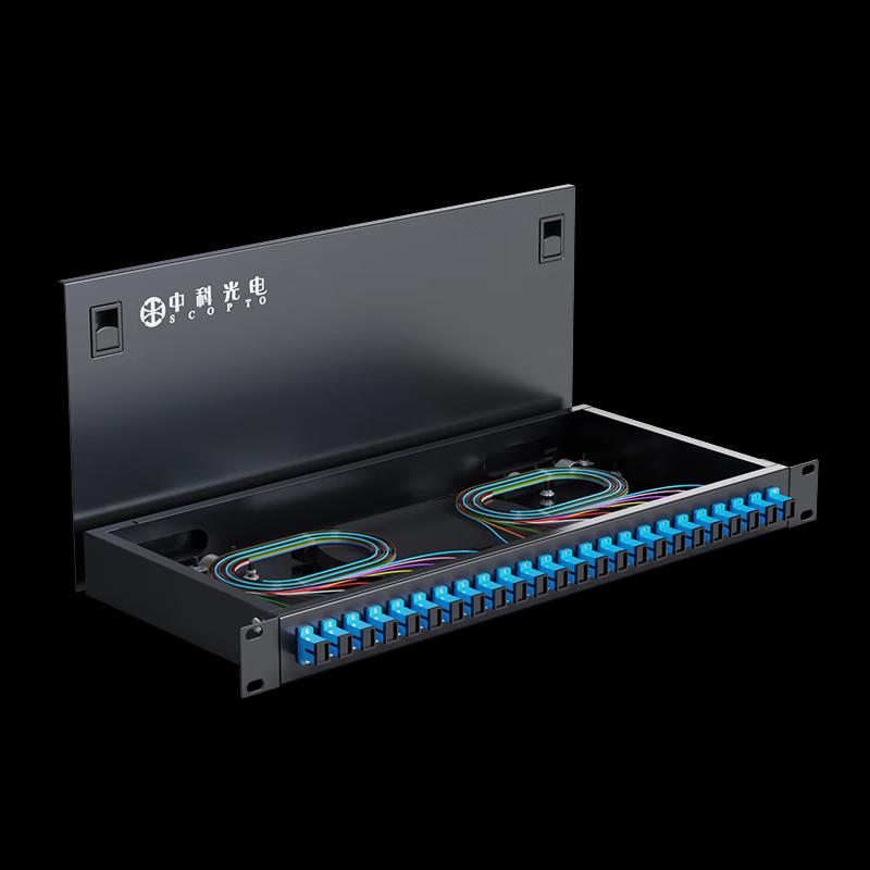 Zhongke Optoelectronics 24-Port Rack-Montage Glasfaser-Anschlusskasten