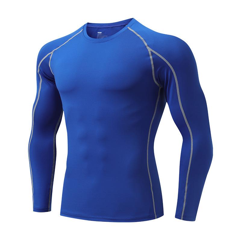Men's Quick-Dry Breathable Long Sleeve Compression Workout Shirt
