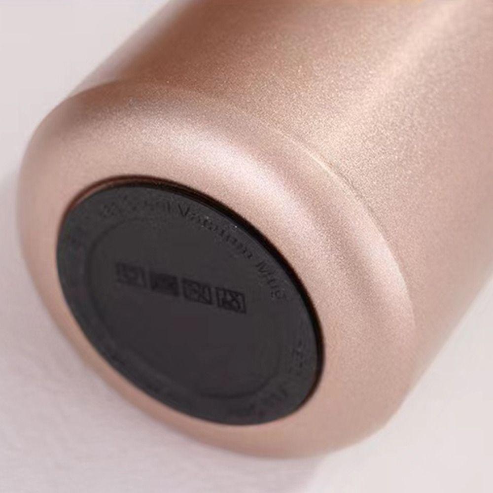 Stainless Steel Coffee Mug Simple Travel Water Bottle Mini Vacuum Thermos Cup  Office/School