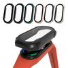 2 In 1 Tempered Glass Film + for Case Screen Protector Full Coverage Cover PC Frame for Shell Watch Housing For Mi Band